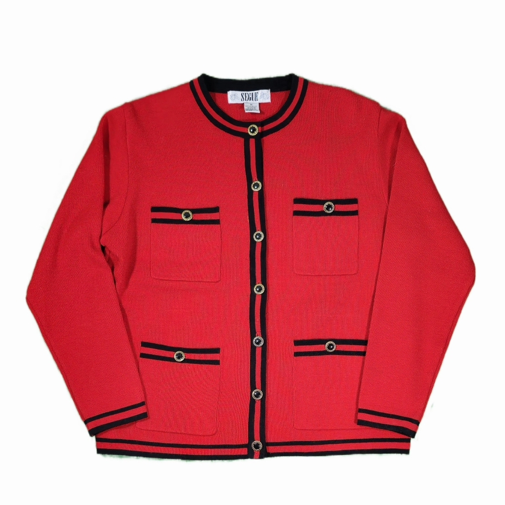 Vintage Segué‎ Women's  Sweater Cardigan Size M